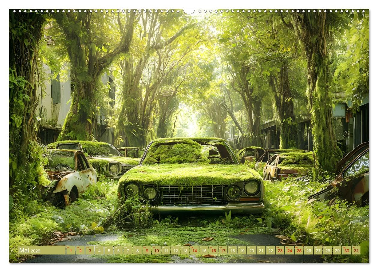 Nach uns die Wildnis (hochwertiger Premium Wandkalender 2026 DIN A2 quer), Kunstdruck in Hochglanz: Von Menschen gebaut, von Natur erobert (CALVENDO Natur)