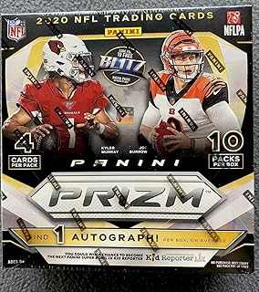 2020 Panini Prizm NFL Football MEGA box (40 cards/box) 1 Autograph per box