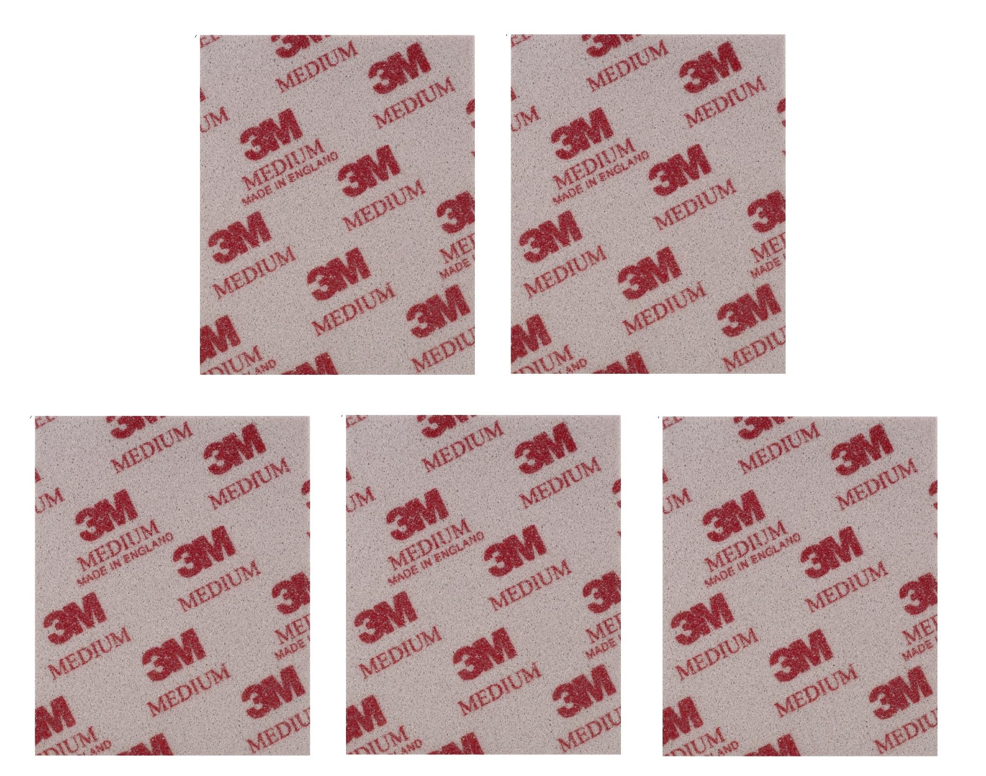 3M Éponge De Ponçage Souple En Mousse Humide Et Sèche Lavable