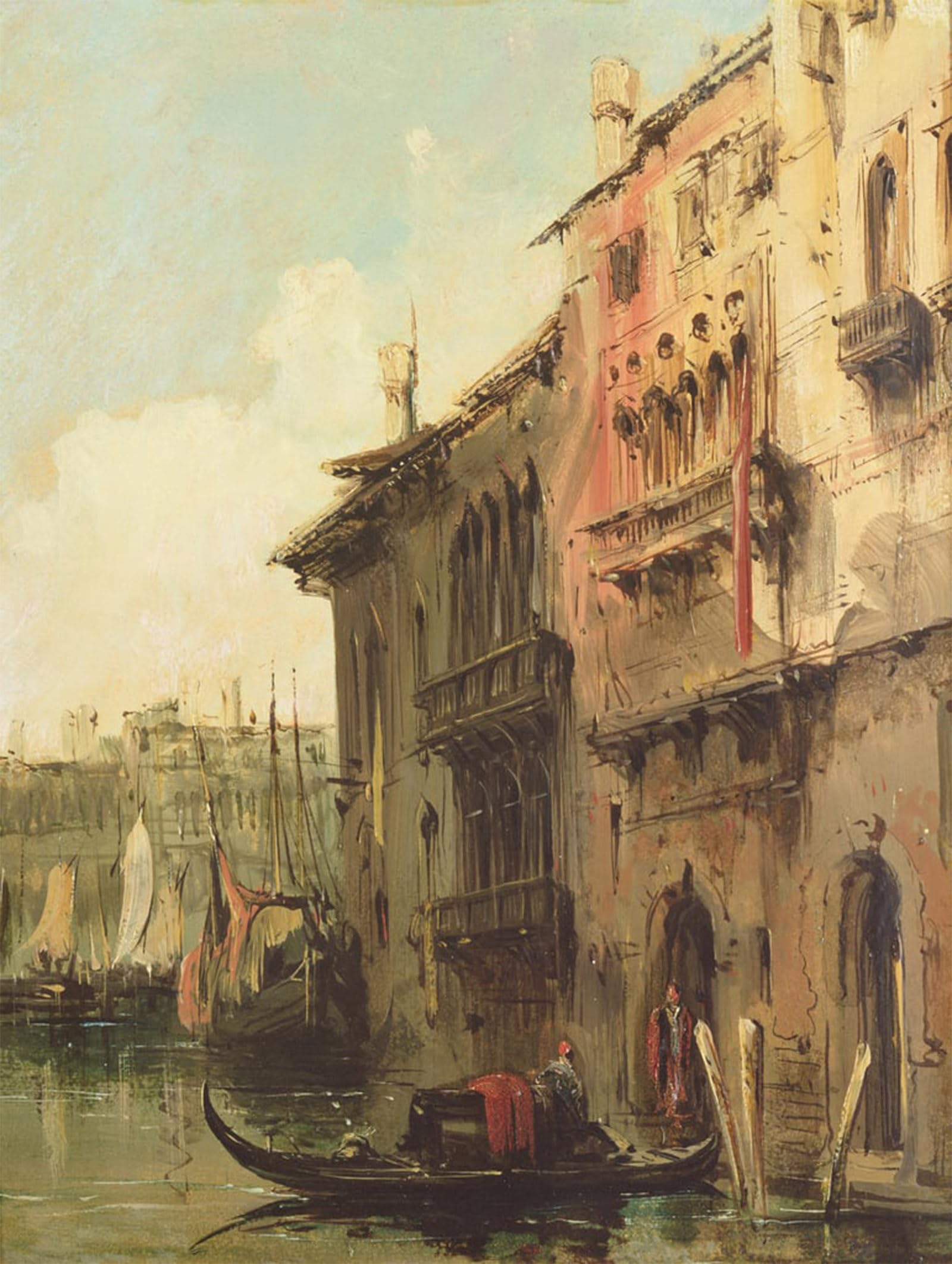 ARTXLXXBN Famous Print Painting Colorful Art Print by Richard Parkes Bonington Canvas Art Decorations for Home Decor 60x90cm