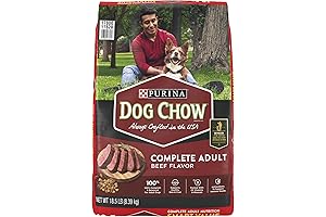 Purina Dog Chow Beef Flavor Dry Dog Food: Fuel Your Canine Companion's Well-being