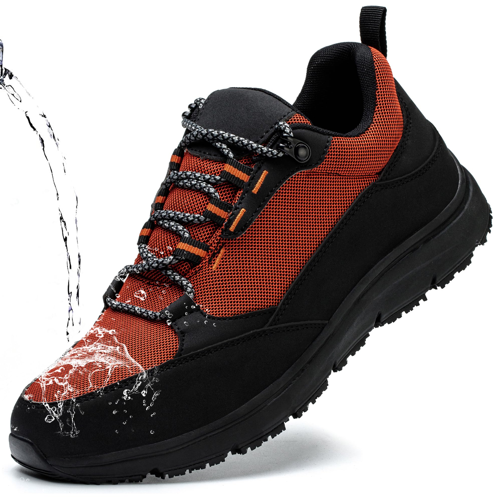 ulogu Steel Toe Shoes for Men Women Waterproof Comfy Non Slip Safety Work Sneakers 6-Month Warranty