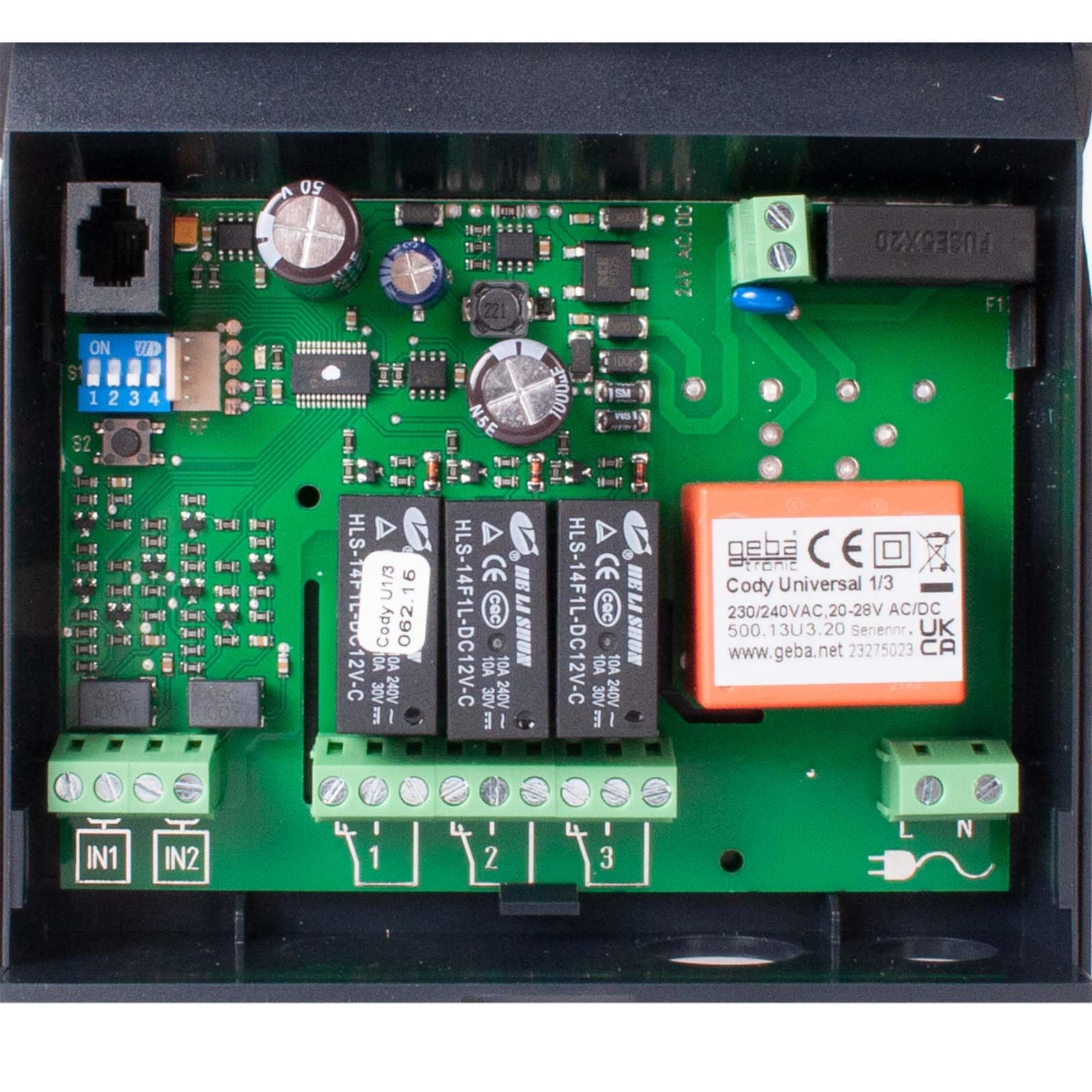 Auswerteeinheit für Codetastaturen CTM und CTT 1-3 Kanäle (CTA3-3 Kanal Relais)