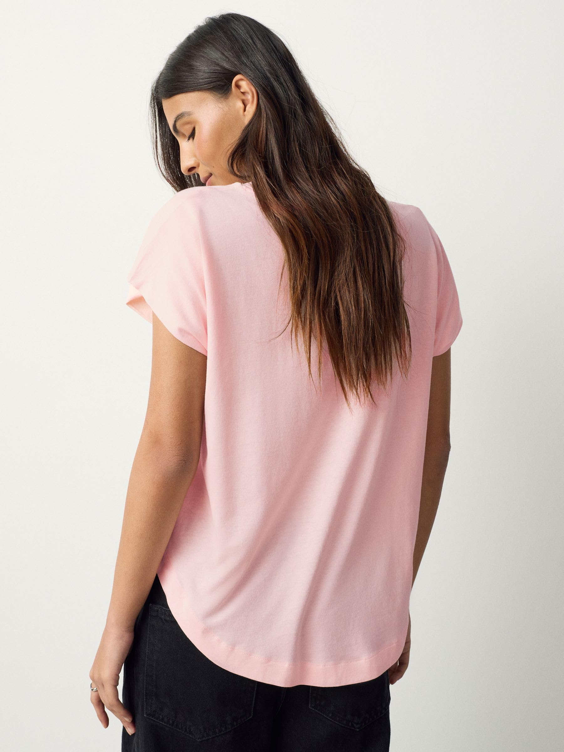 NEXT Mujeres Camiseta de Modal y algodón Tencel™ con Manga Japonesa