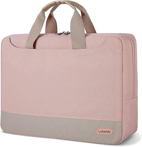 Bolsa de hombro para laptop de 17 pulgadas con bolsa organizadora de cables, funda impermeable para laptop para mujeres, maletín de negocios,