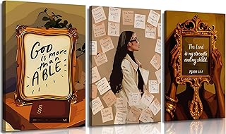 12 Bedroom Poster Ideas for Creative Personalized Walls 30 3Pcs Black Girl Canvas Wall Art African American Painting Picture Wall D...