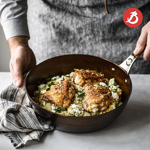 DE BUYER B PRO Mineral Sauté Pan 28 cm - 7