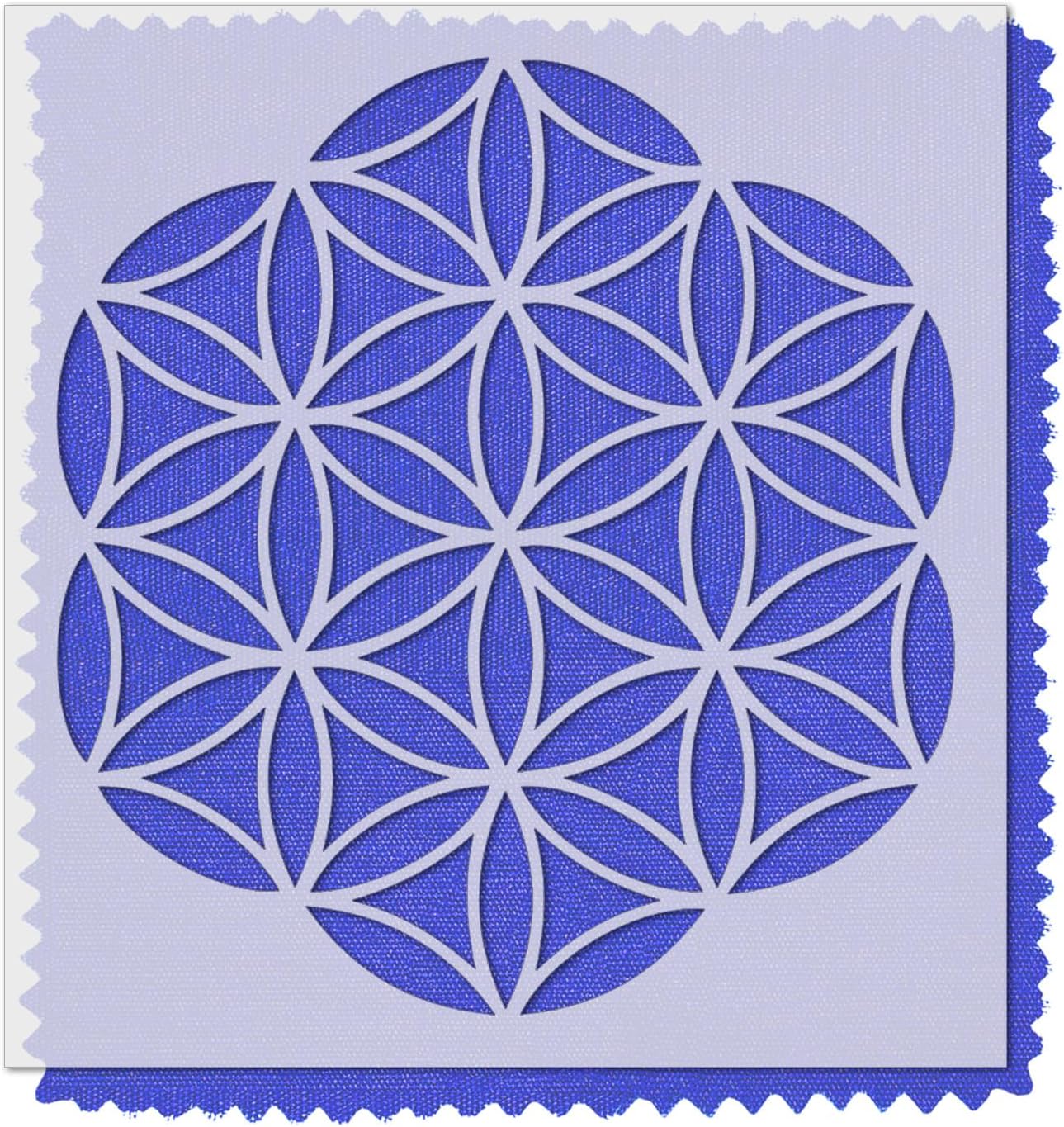 Stencil Stop Detailed Flower of Life Stencil - Reusable for DIY Projects, Painting, Drawing, Crafts - 14 Mil Mylar Plastic (16.88 x 18 inches)