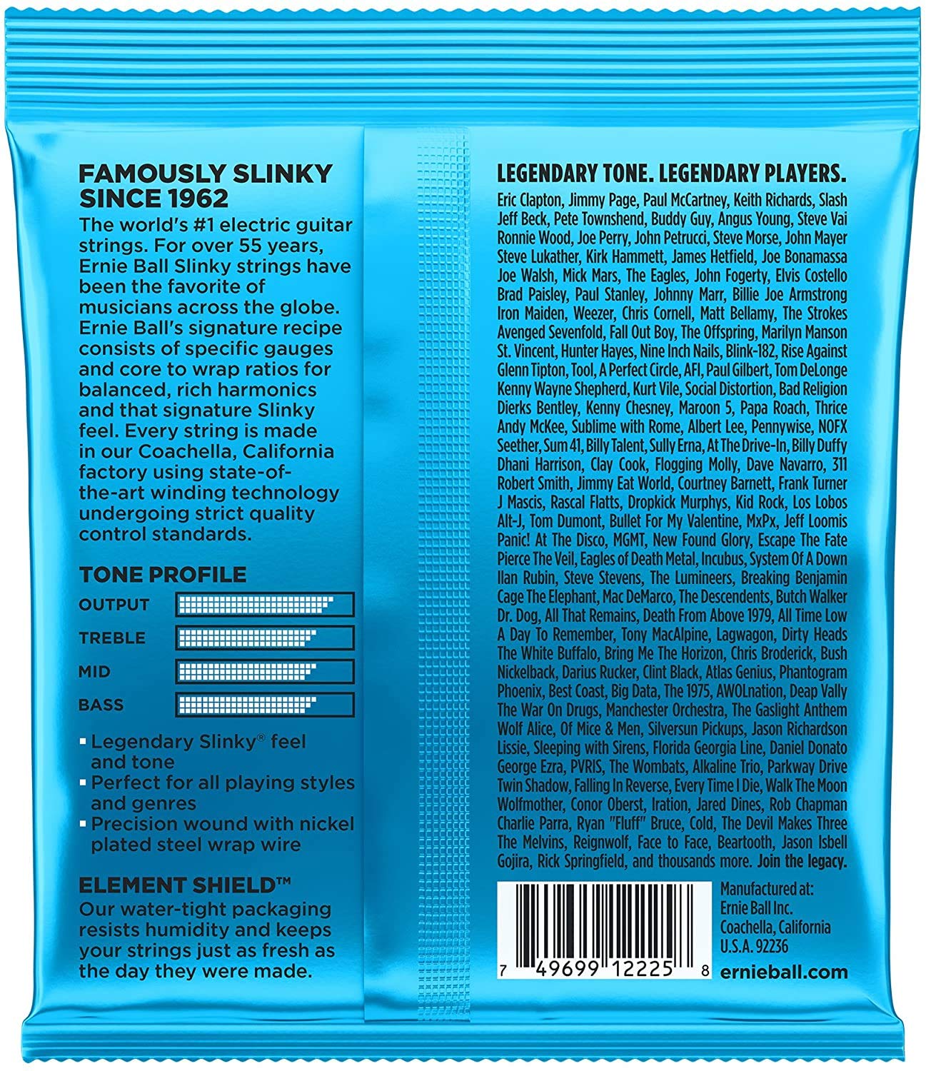 Ernie Ball Extra Slinky 8-38: Pacco Da 6 Confezioni Di Corde Per Chitarra Elettrica (P02225) - Foto 2