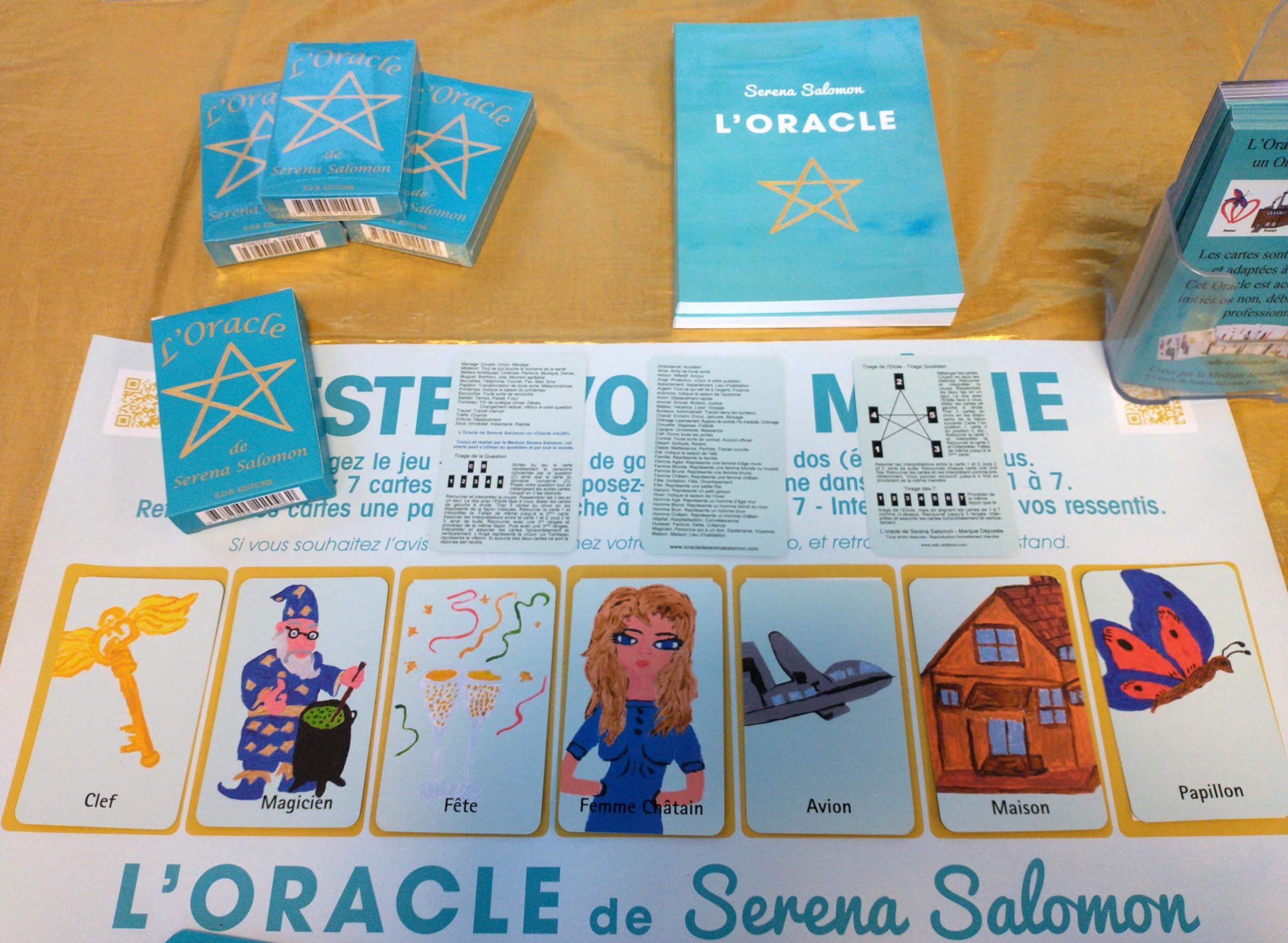 L'ORACLE de Serena Salamon. Jeu de Cartes Voyance, Cartomancie, Tarot, Divination, Développement Personnel. Simple d'utilisation, intuitif et très précis.
