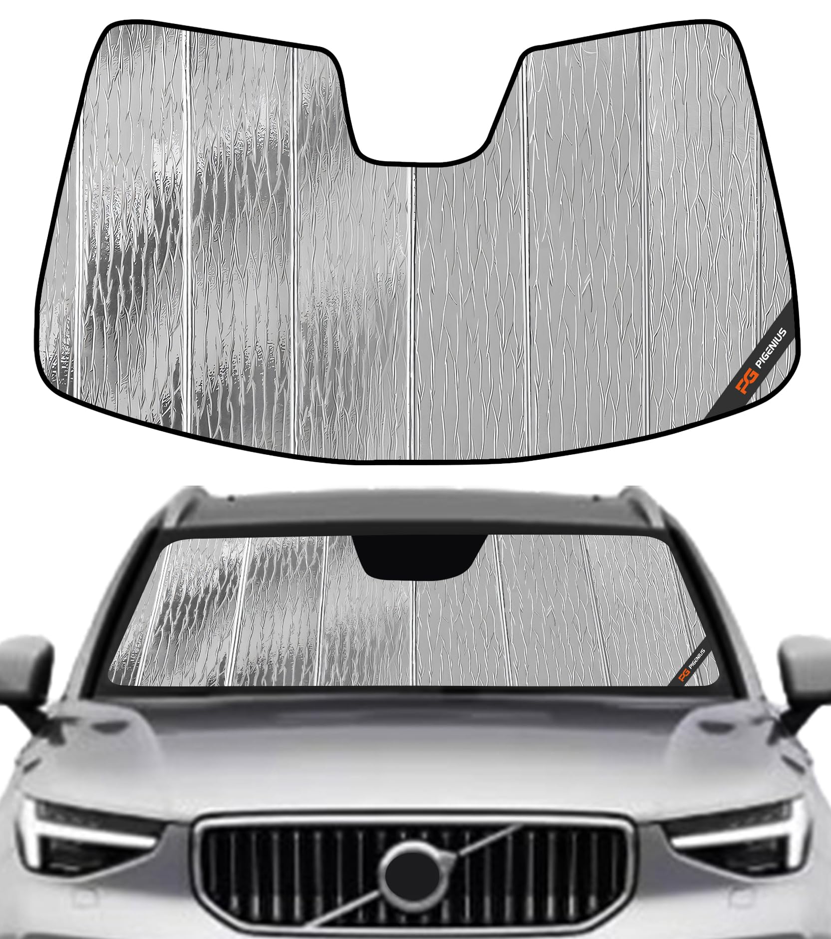 Amazon.co.jp: Pigenius フロントガラスサンシェード ボルボ XC40/XC40