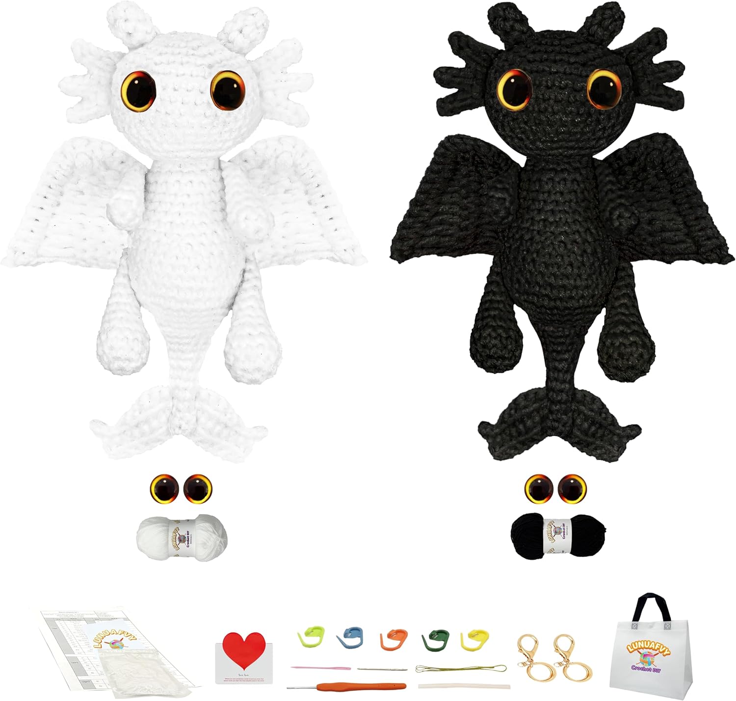 Beginners Crochet Kits,Knitting Craft Supplies Set for