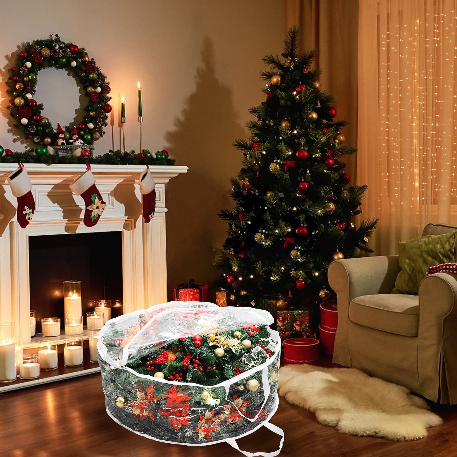 Amazon Bulk Wreath Storage Hard Plastic Wreath Storage Box Plastic