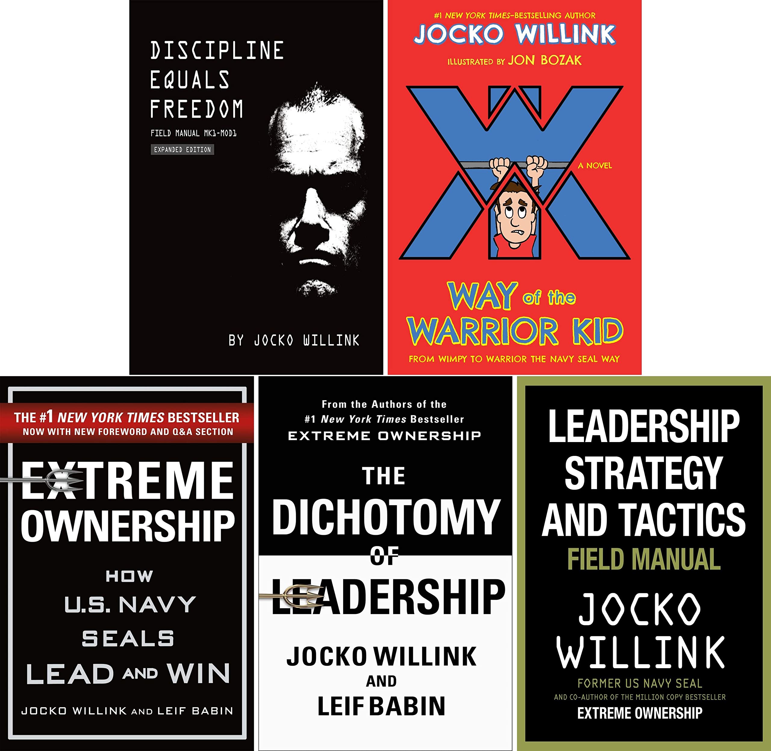 Buy 5 Books Collection Set by Jocko Willink [Extreme Ownership; The