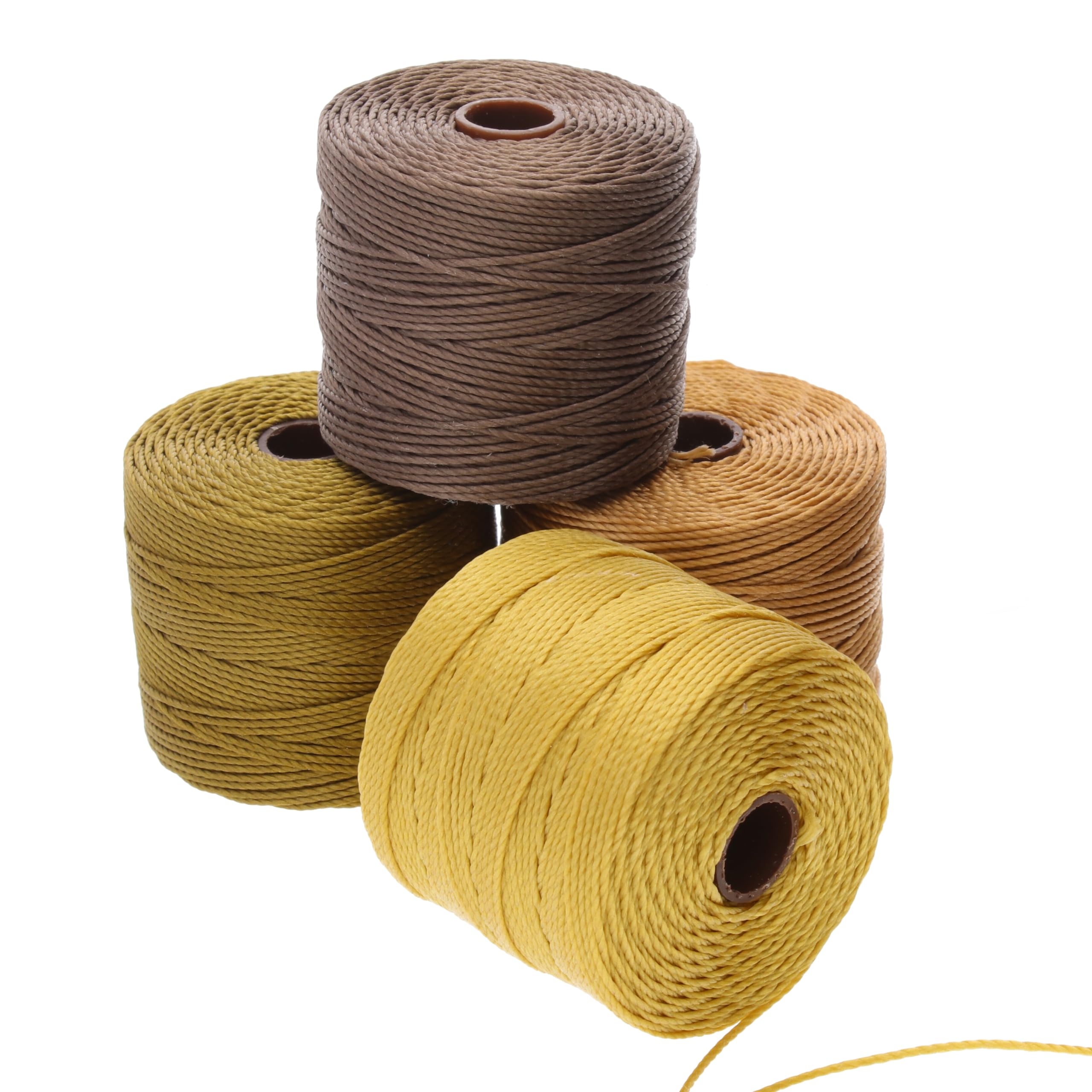 Fil nylon S-lon taille 18 champ de blé pour tresser vos bijoux d'été