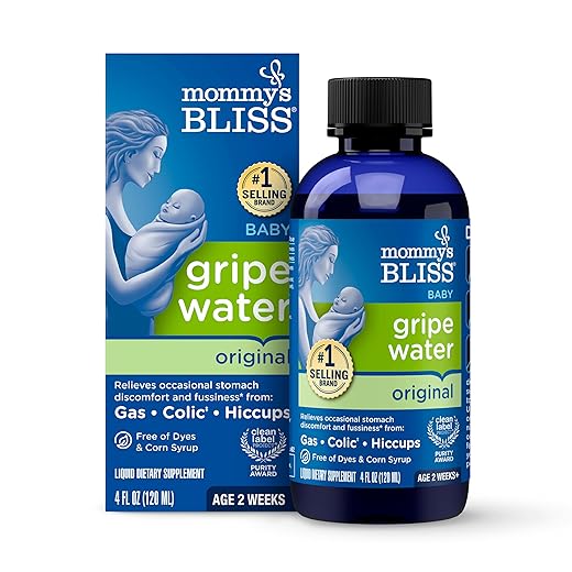 Mommy's Bliss, Gripe Water, Original, 4 fl oz (120 ml)