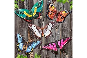 Butterfly Hanging Decor: Elevate Your Space with Vibrant Metal Sculptures