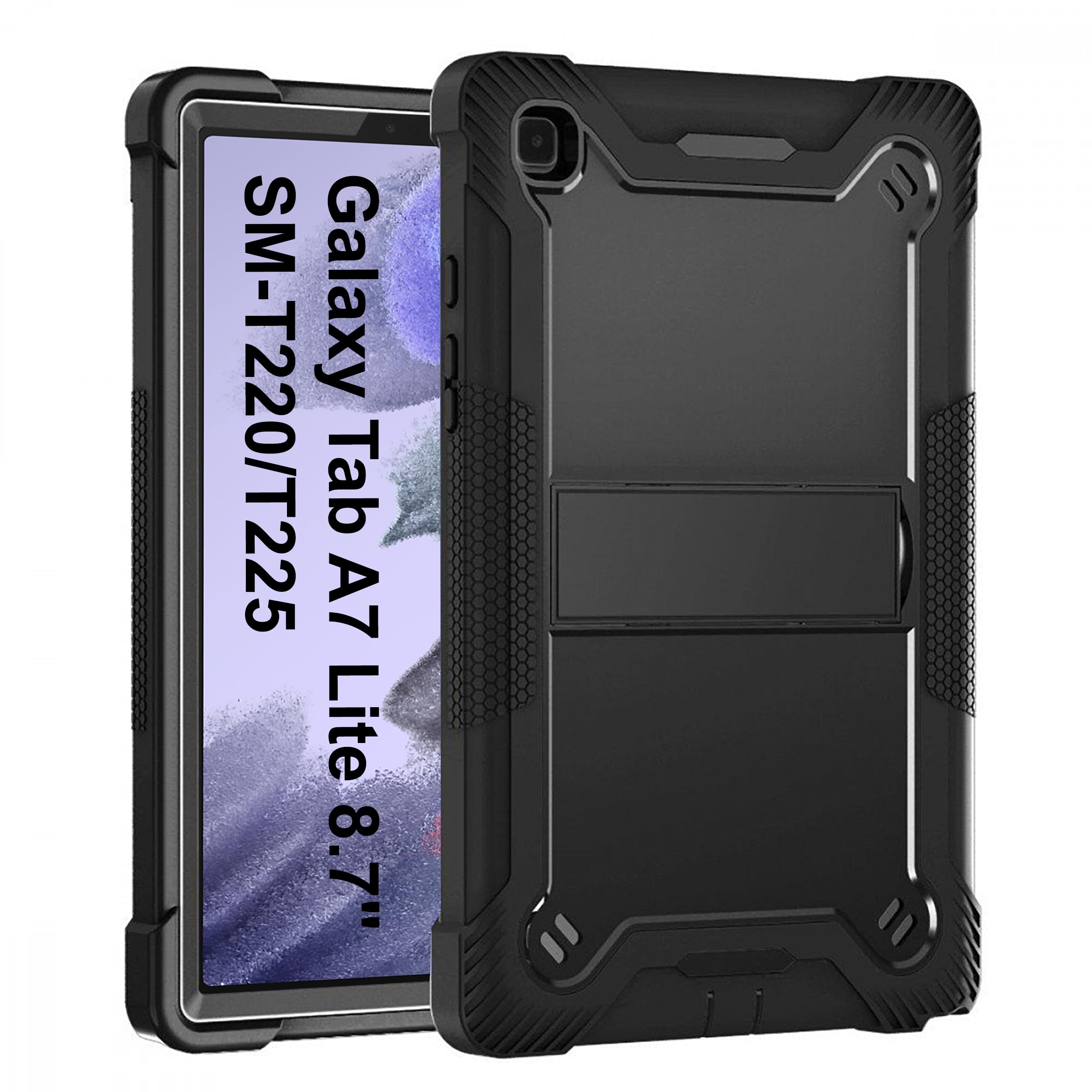 TGK Hybrid Case Cover for Samsung Galaxy Tab A7 Lite 8.7 inch Slim Heavy Duty Shockproof Protection Kickstand (Black) (B0CJQCYC2R) Amazon Price History, Amazon Price Tracker