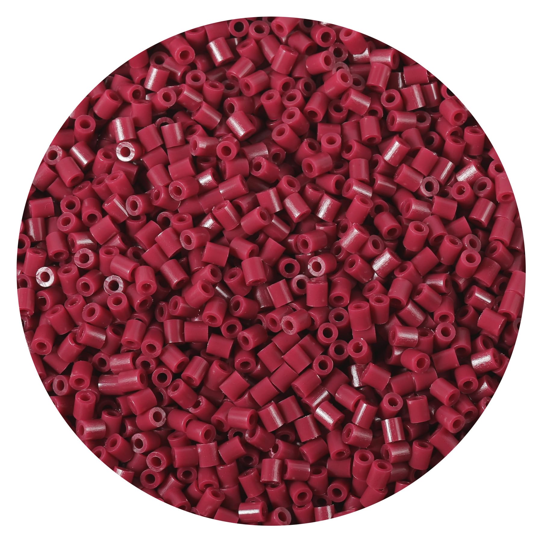 10000Pcs Loose Mini Fuse Beads 2.6mm Bulk Refill Kit Stress Relief Pixel Art 3D Craft Melting Beads for DIY Decor Crafts Creative Handmade Projects (F07 Red 3)