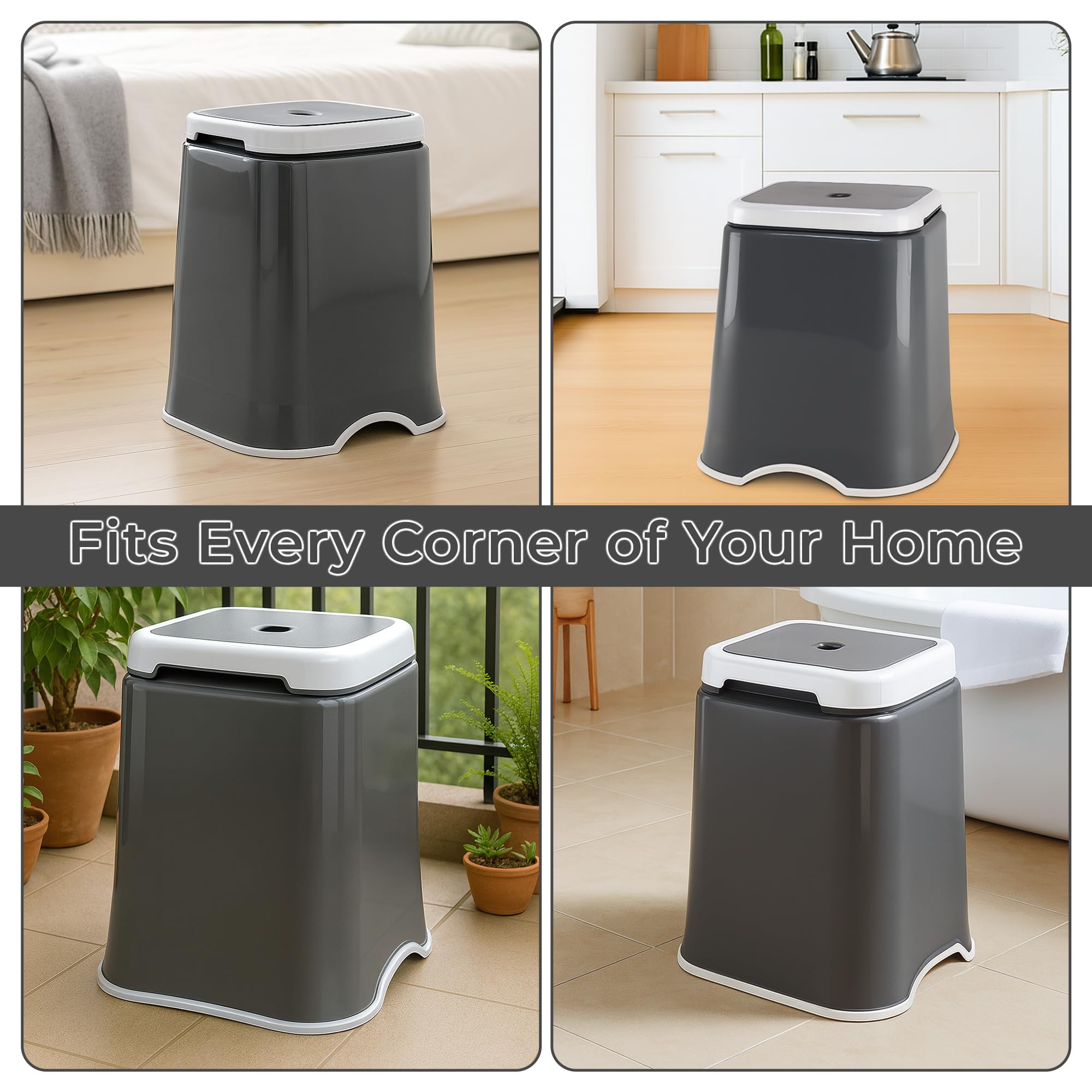 Heavy Duty Stool - Senior Support & Bathing Aid -7
