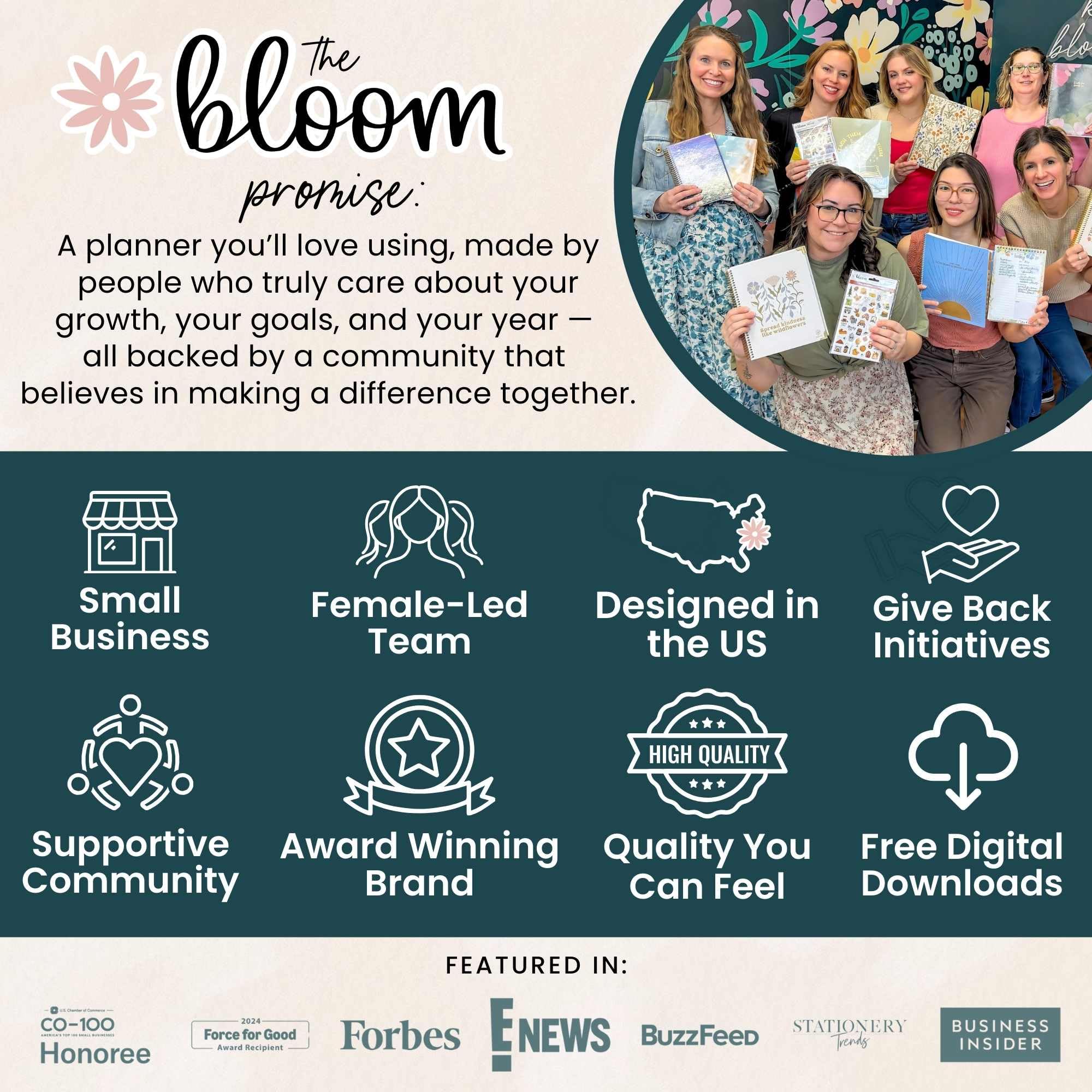 bloom daily planners Agenda 2026-2027 (21,6 x 27,9 cm) per l'anno accademico (luglio 2026 - luglio 2027), agenda settimanale e mensile, con adesivi e linguette, per feste in giardino, beige