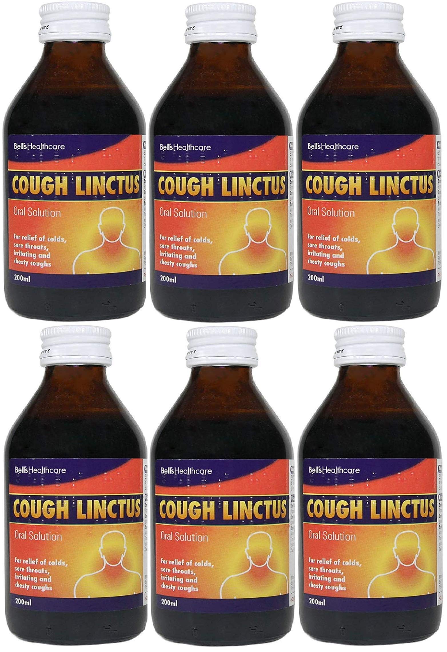 Bells Cough Linctus 200ml (Pack of 6) : Amazon.co.uk: Health & Personal Care