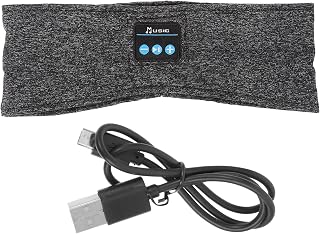 DOITOOL Wireless Headphones Headphones Headband Wireless Sports Headband Earphone Noise Cancelling Sleeping Headphones Earbuds for Workout Running Yoga Travel Grey Headphones Wireless