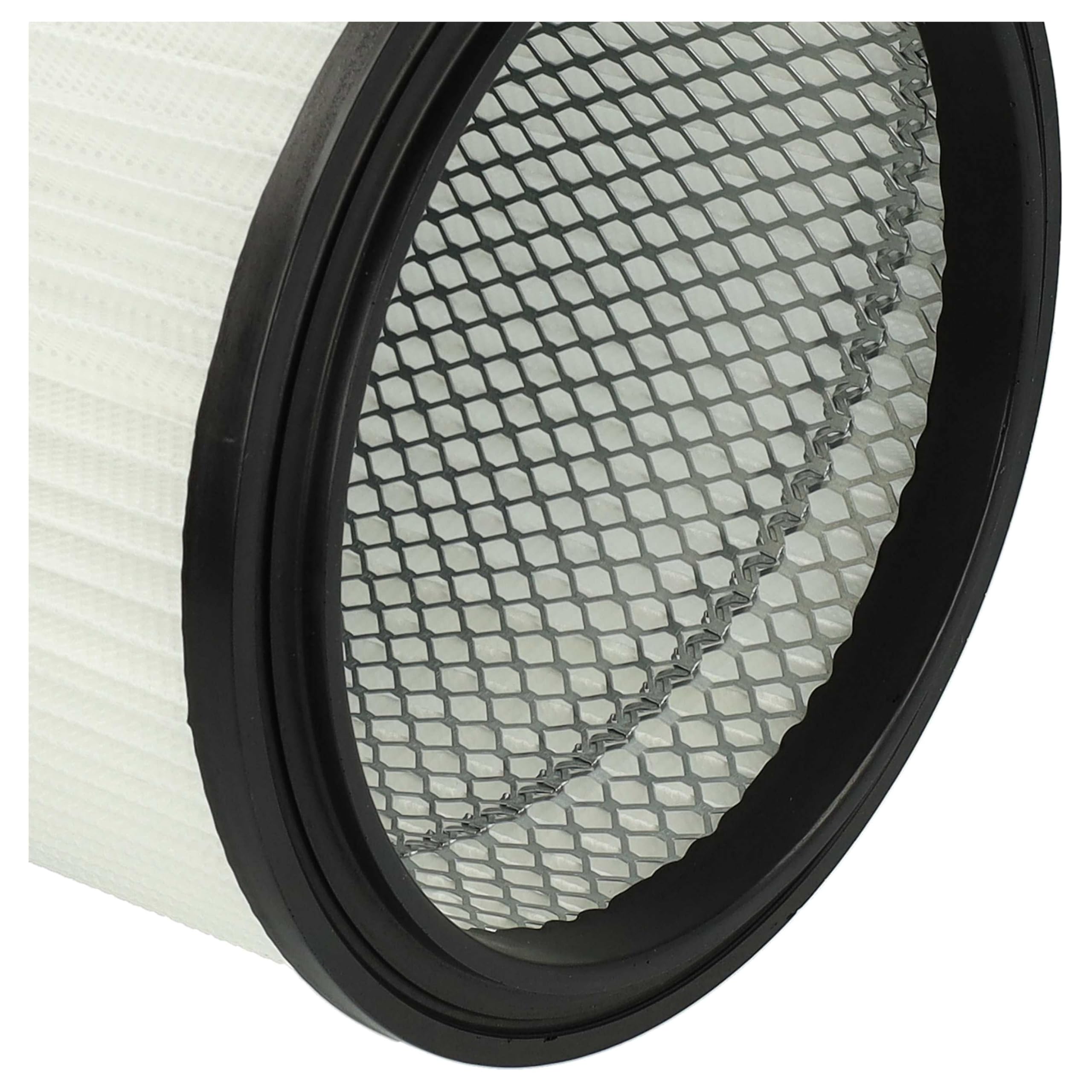 vhbw 4x filtro a pieghe piatte compatibile con Alaska WVC 1600 aspirapolvere - nero/bianco