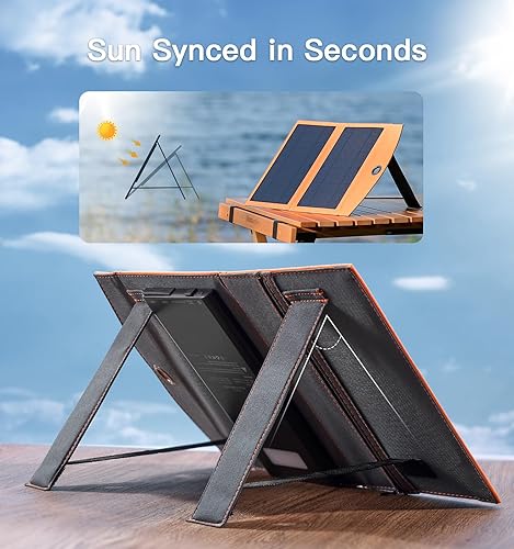 Miniatura 4 de Cargador solar portátil de 10 W, 5 V 3 A, panel solar plegable con panel de cargador de batería de alta eficiencia para camping, senderismo,