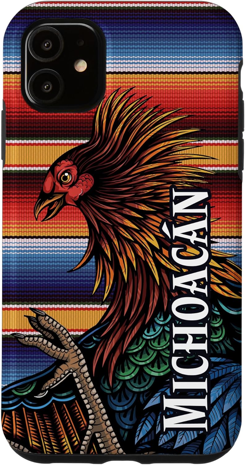 Michoacan Gallos sarape Mexico Case for iPhone 13 Pro Max