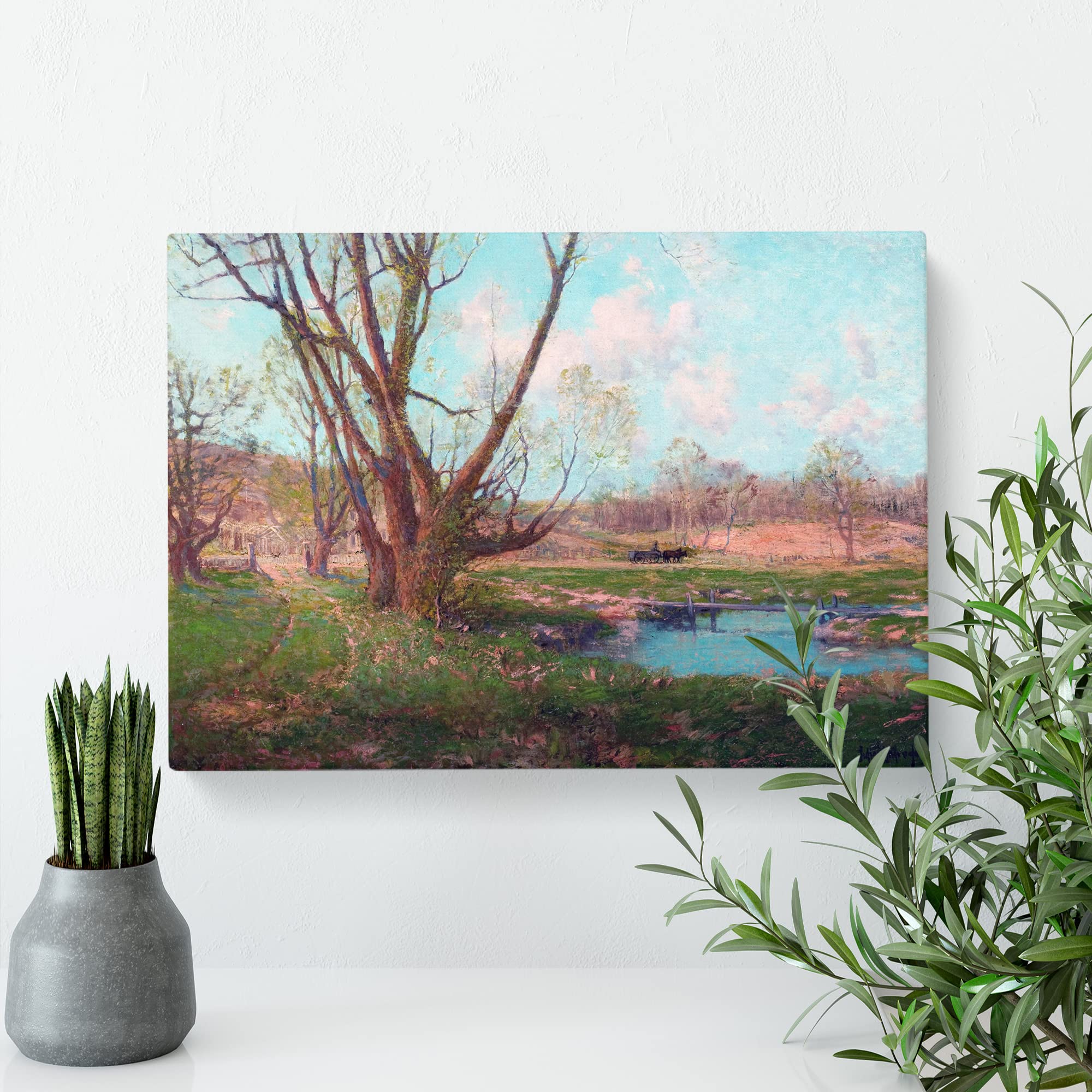 Coming Rain By Julian Onderdonk Canvas Print, Mixed, 25L x 50W cm - Image 2