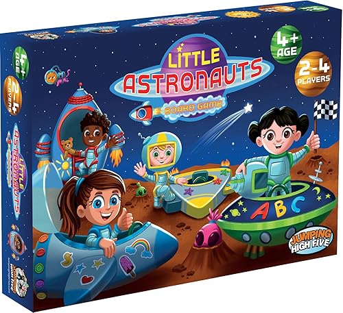 Little Astronauts - Juego de mesa para niños a partir de 4 años – Carrera de cohetes alrededor del sistema solar y explora el espacio – Divertido