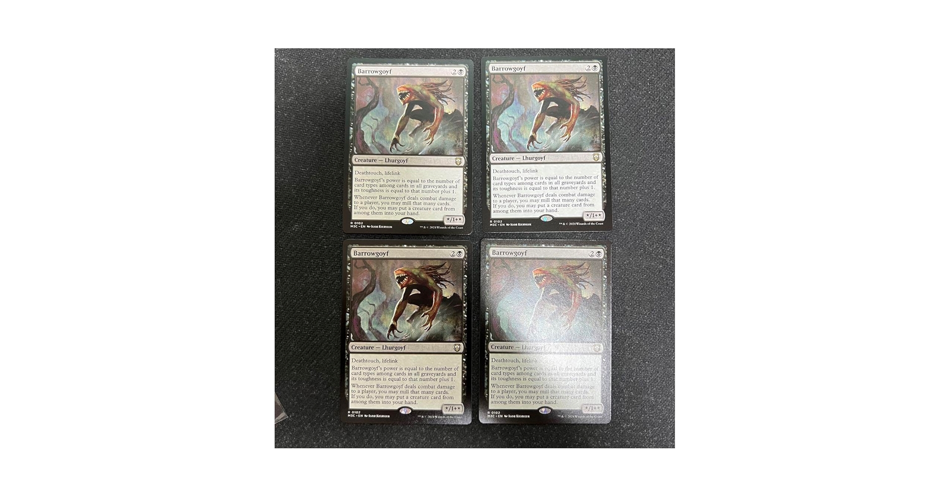 Amazon.co.jp: MTG M3C 《バロウゴイフ Barrowgoyf》 4枚セット