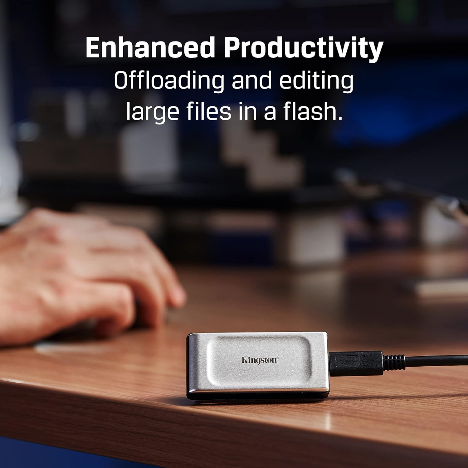 Kingston XS2000 4TB High Performance Portable SSD with USB-C | Pocket-Sized | USB 3.2 Gen 2x2 | External Solid State Drive | Up to 2000MB/s | SXS2000/4000G : Electronics