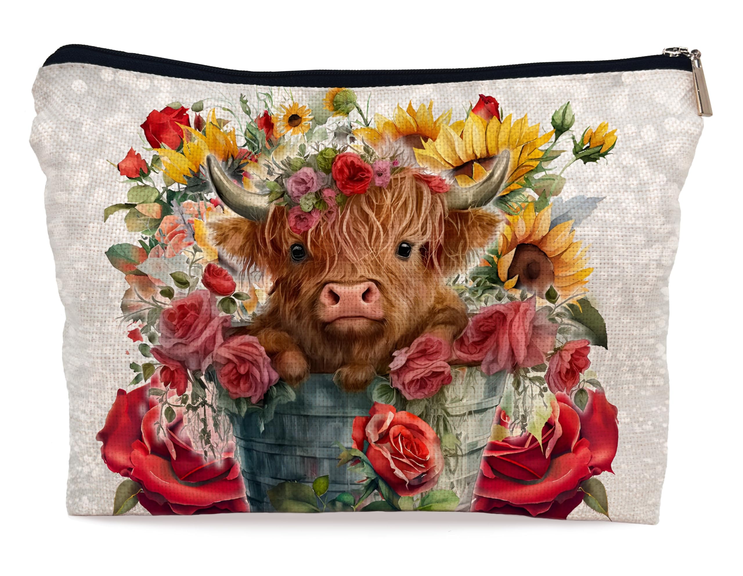 Make-up Tasche Aus Leinen Mit Coolen Sprüchen – Praktisch & Stylisch