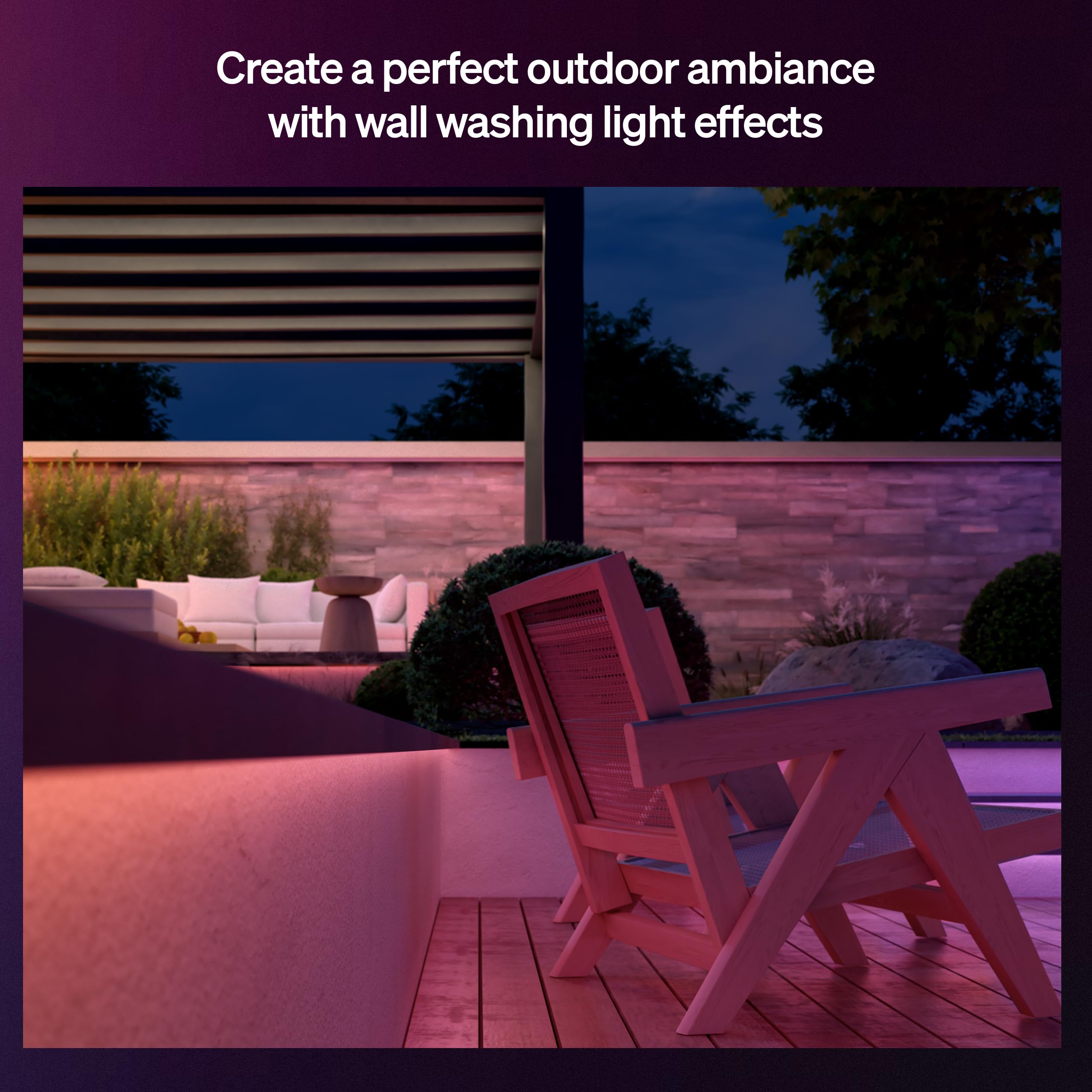 Amazon.com: Philips Hue Flux Outdoor 33-feet Multicolor LED Strip