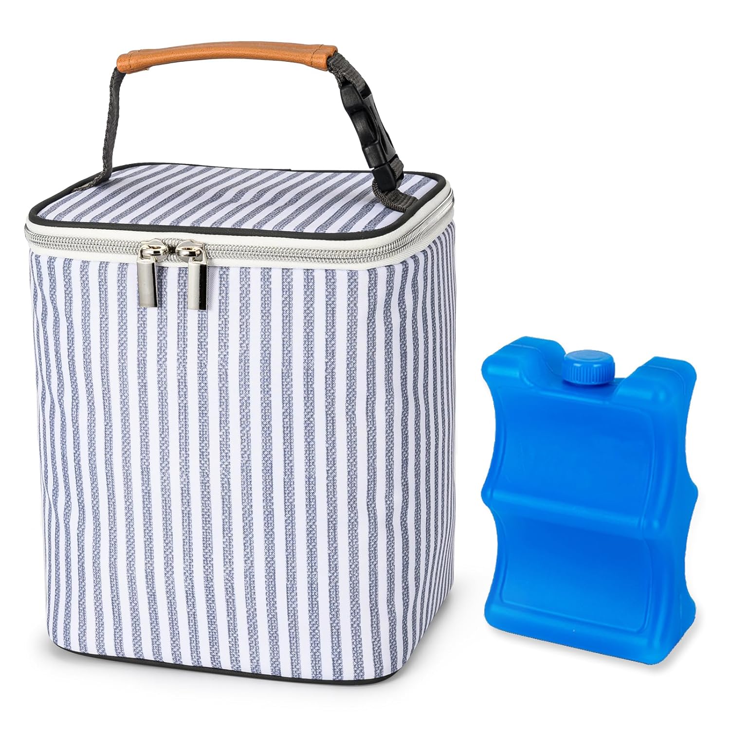 Breast Milk Cooler Bag with Ice Pack Fits 4 Baby Bottles Up to 9 Ounce, Baby Bottle Tote Bag Great for Nursing Mom Daycare Breast Milk Cooler Bag with Ice Pack Fits 4 Baby Bottles Up to 9 Ounce, Baby Bottle Tote Bag Great for Nursing Mom Daycare