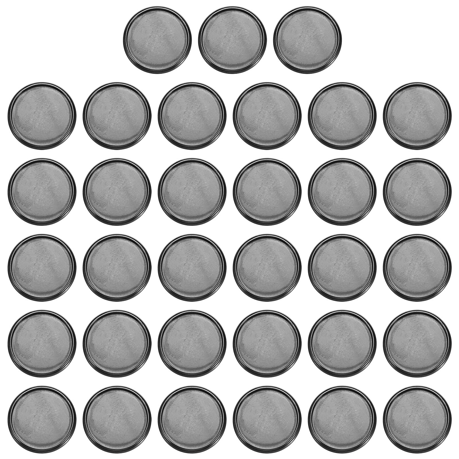 PATIKIL 28mm Plastic Book Binding Discs, 22 Pack Discbound Expansion Discs Plating Round Binder Rings for DIY Notebook Planner, Black