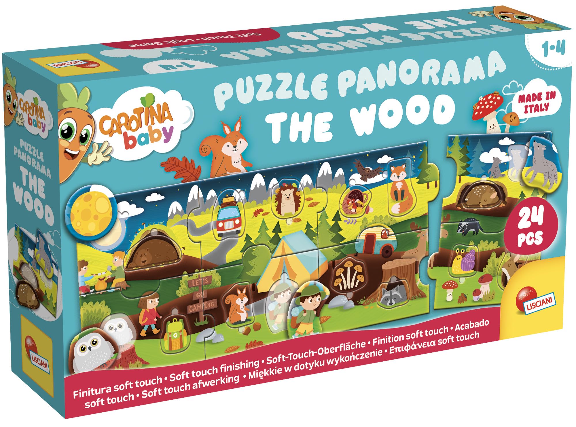 ⭐︎chiannun⭐︎ Amazon.com: Lisciani Giochi - Carotina Baby Puzzle Panorama The
