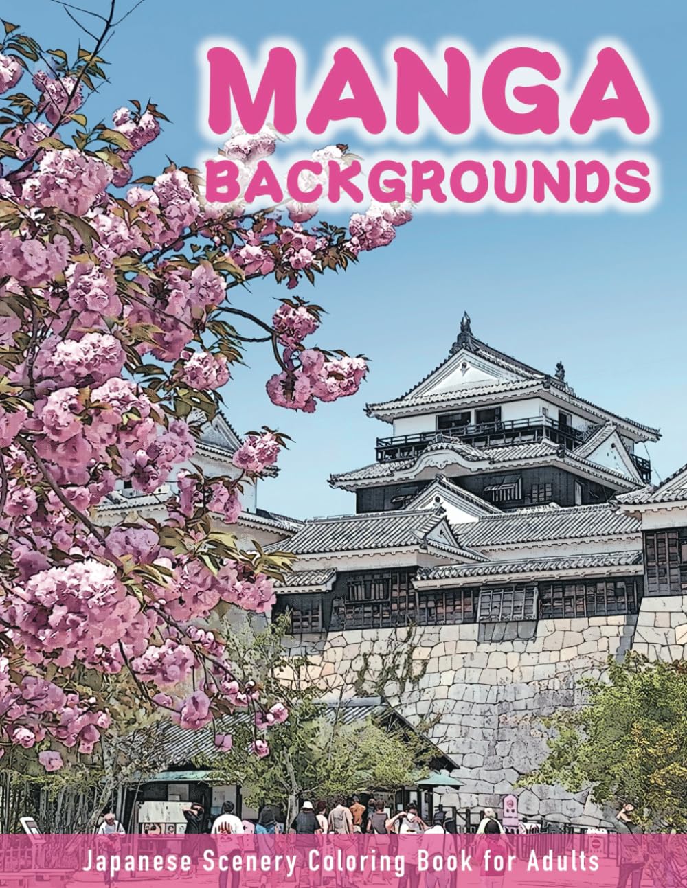 Manga Backgrounds - Japanese Scenery Coloring Book for Adults: A Visual Journey Through Japan’s Hidden Charm | 60 Coloring Pages of Retro Alleys, Traditions, and Everyday Scenes (Moments of Japan)