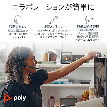 Poly Blackwire 3210 Headset - USB-C Met Ruisonderdrukking Voor Kantoor