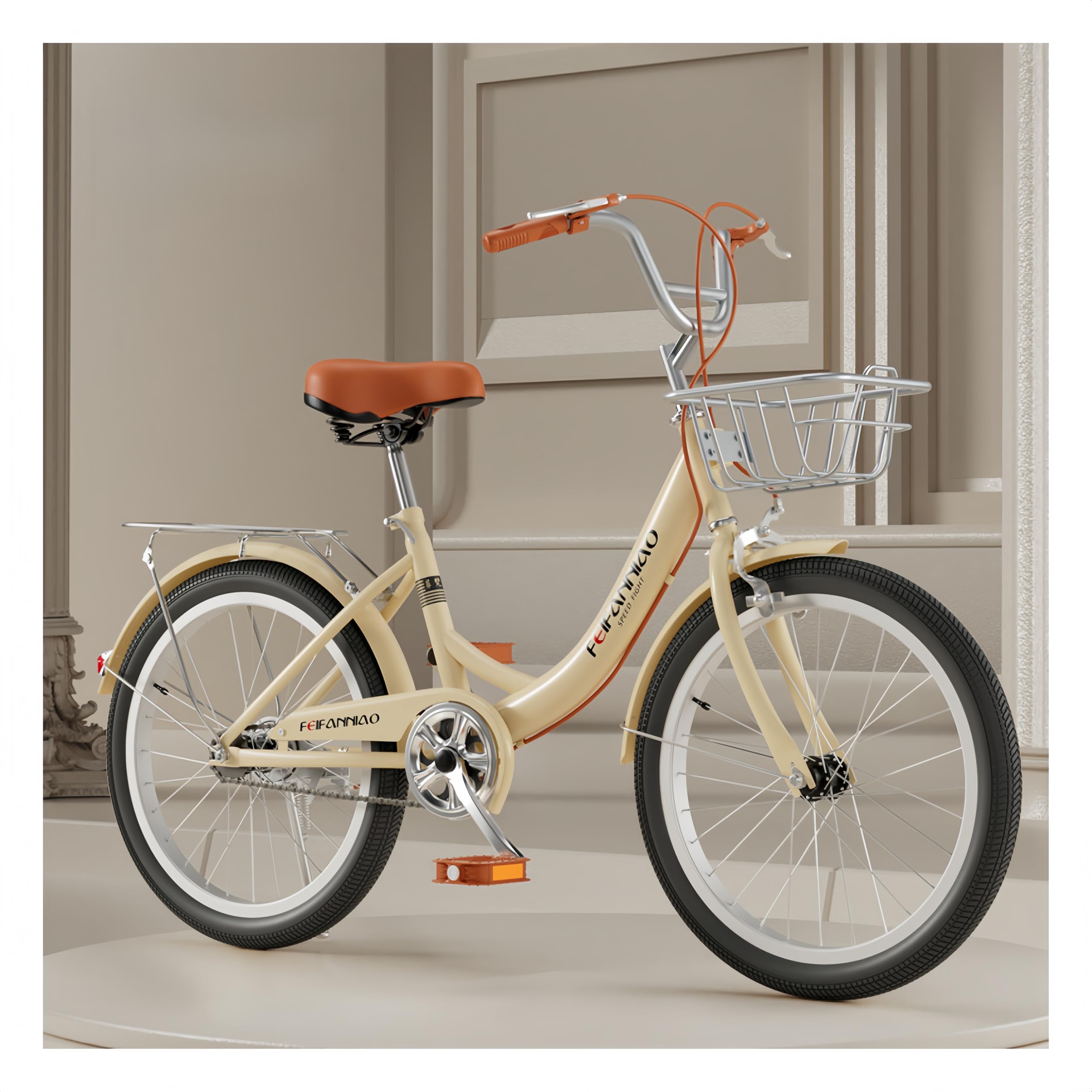 Amazon | シティサイクル ママチャリ 26インチ 自転車 シティ車