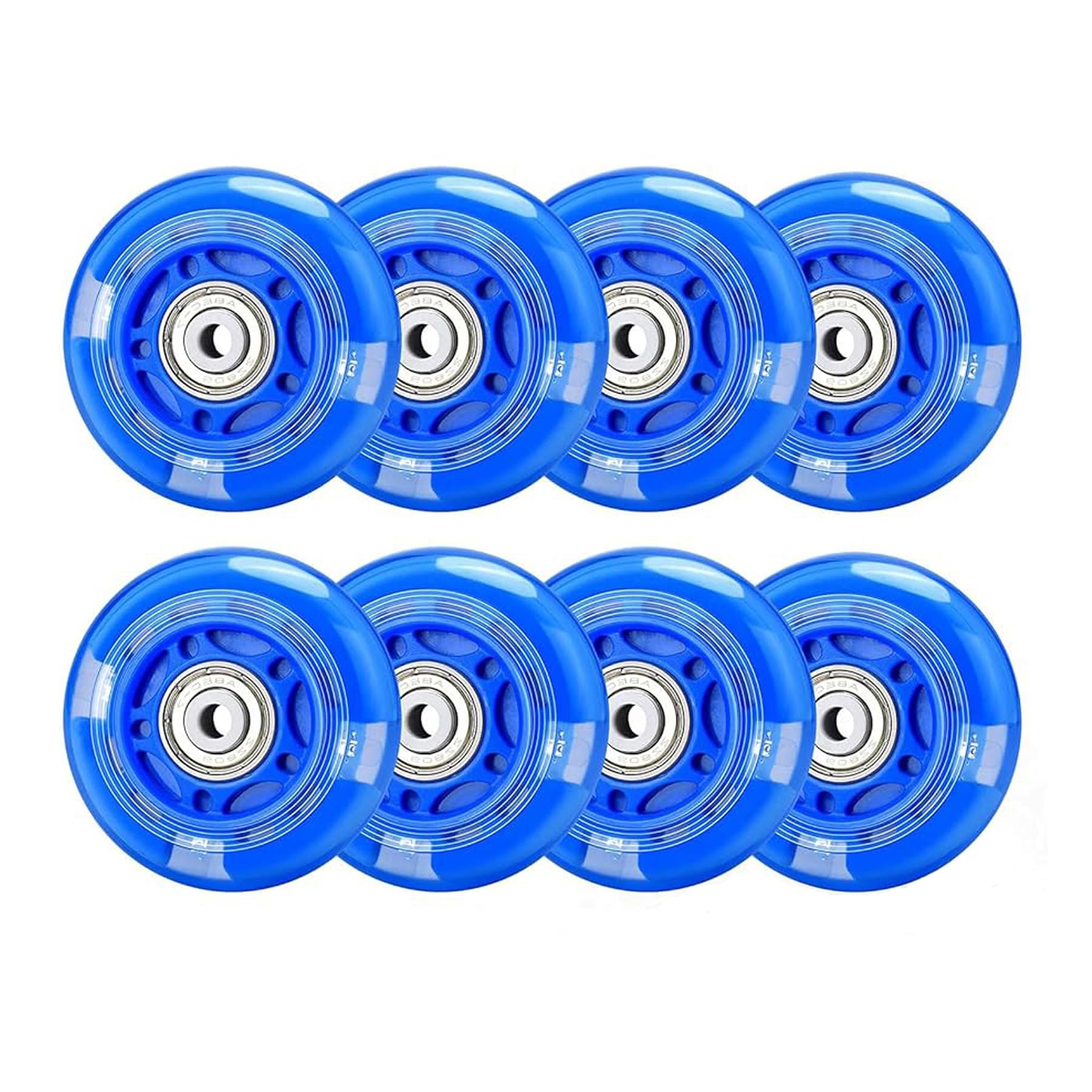 Optimus® 70mm Roller Blade Inline Skate Wheels Polyurethane (PU) 82A Hardness ABEC 9 Bearings Blue Pack of 4 -BB (B0CKVG8Y6F) Amazon Price History, Amazon Price Tracker