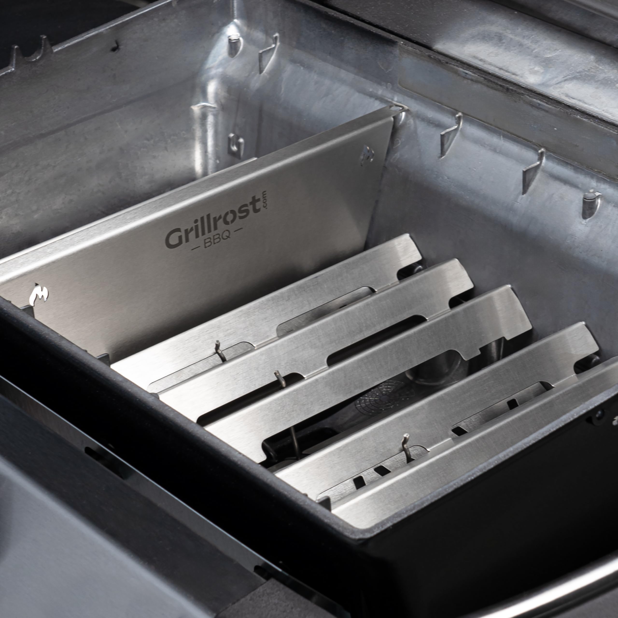 Rail aromatique pour Broil King GEM 310 320 330 340 & Porta Chef 320 - Meilleur Que Le Flav-R-Wave Original