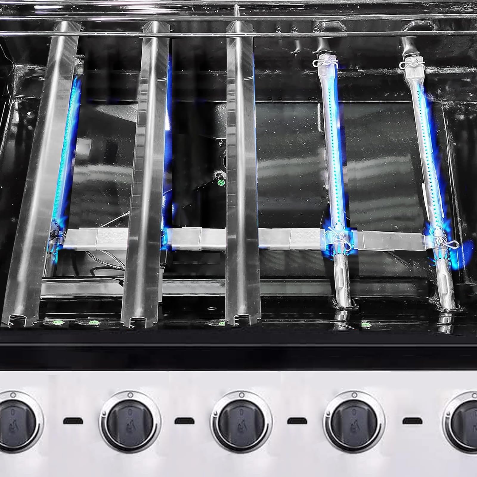 Kit bruciatore grill per griglie Charbroil convettivo o infrarosso 5 e 4 bruciatori 463448021 463451022 463465022; ricambi griglia Charbroil; parte griglia Charbroil; Bruciatore per griglia
