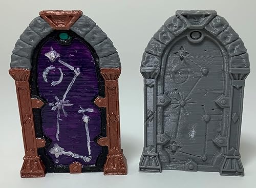 Miniatura 5 de Puertas - RPG - Calabozos y Dragones - DND - Pathfinder - Señor del Anillo - Figura miniatura (grissin pintar) (tamaño humanoide)