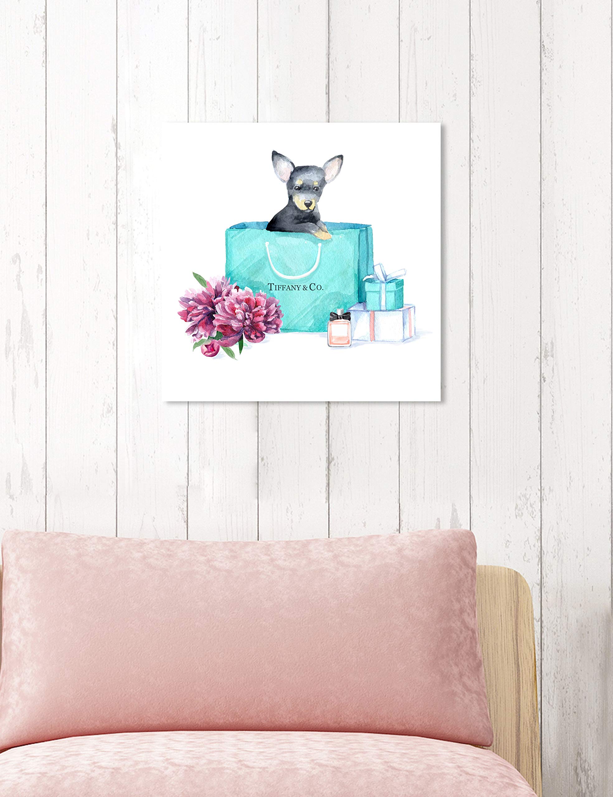 新品 オリバーガル OliverGal ACQUA CHIC CHIHUAHUA Chihuahua Watercolor | By Oliver Gal