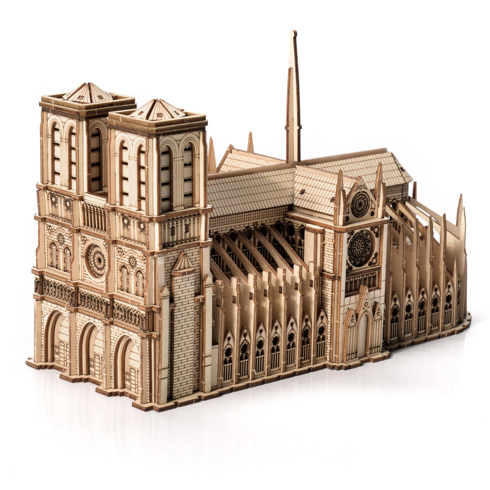 little story Puzzle in legno Educativo Modello 3D Set Do Self Per Bambini Adulti Regalo (Notre Dame)