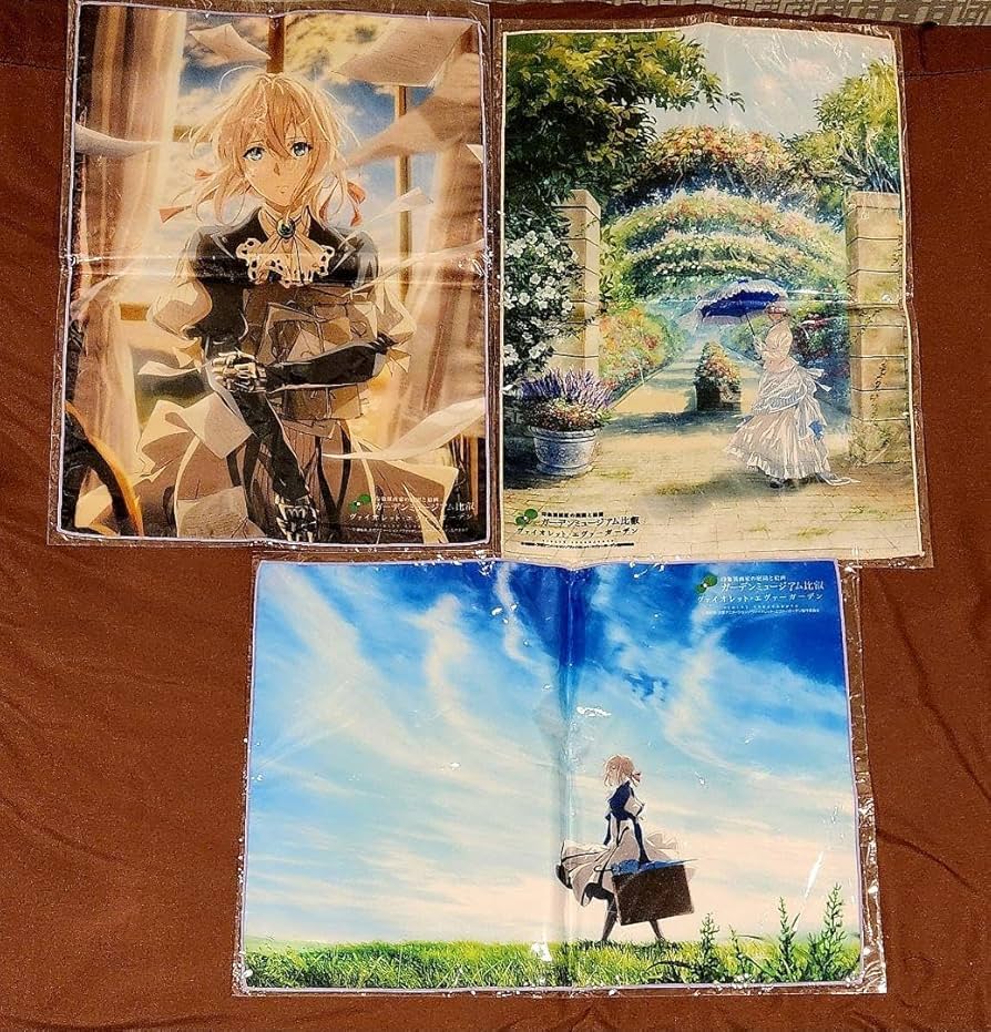 ヴァイオレット・エヴァーガーデン ガーデンミュージアム比叡布ポスター5種