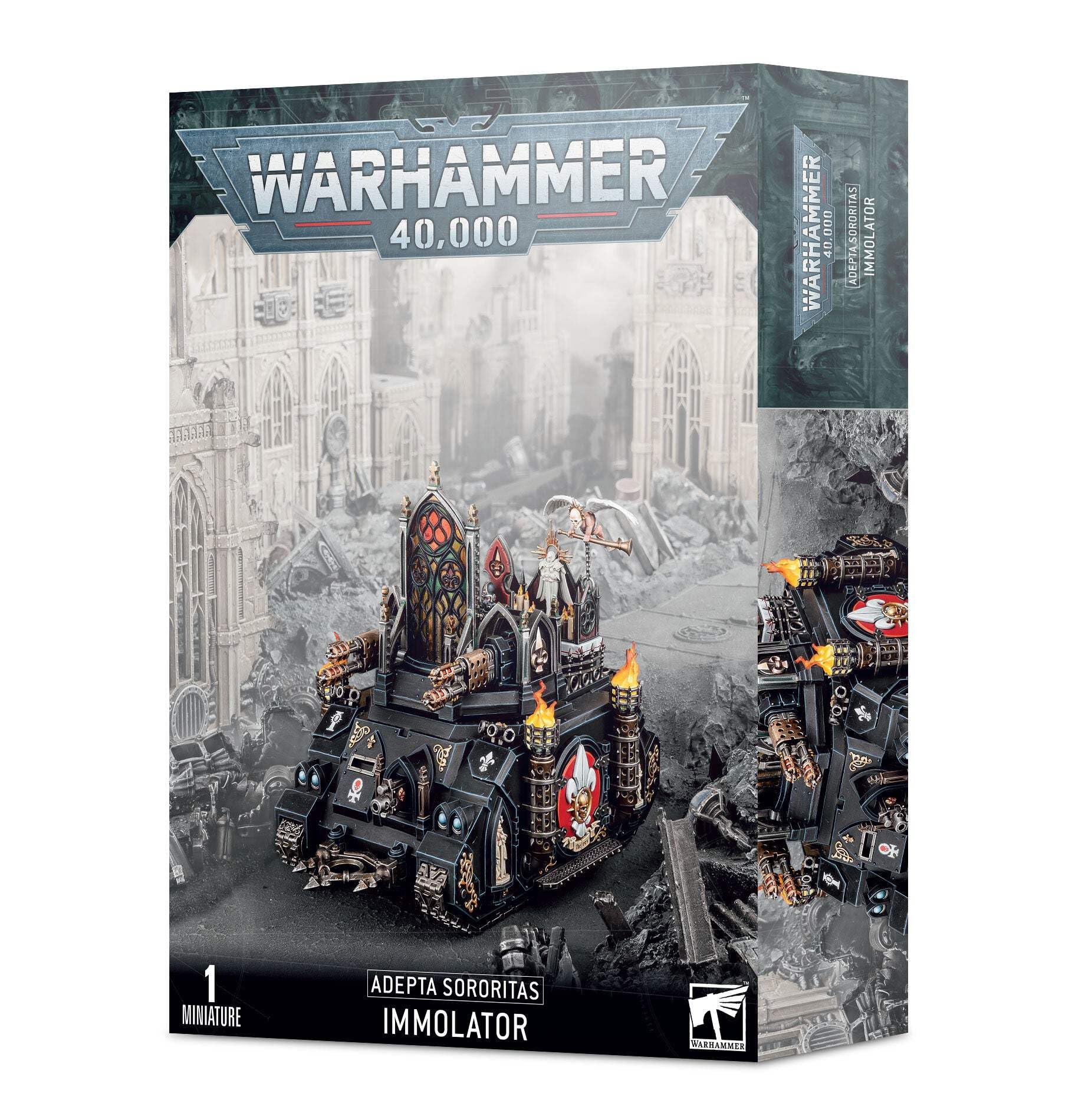 Games Workshop Warhammer 40k - Adepta Sororitas Immolator, Gris